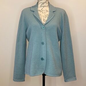 Vintage Josephine 100% wool jacket button front L